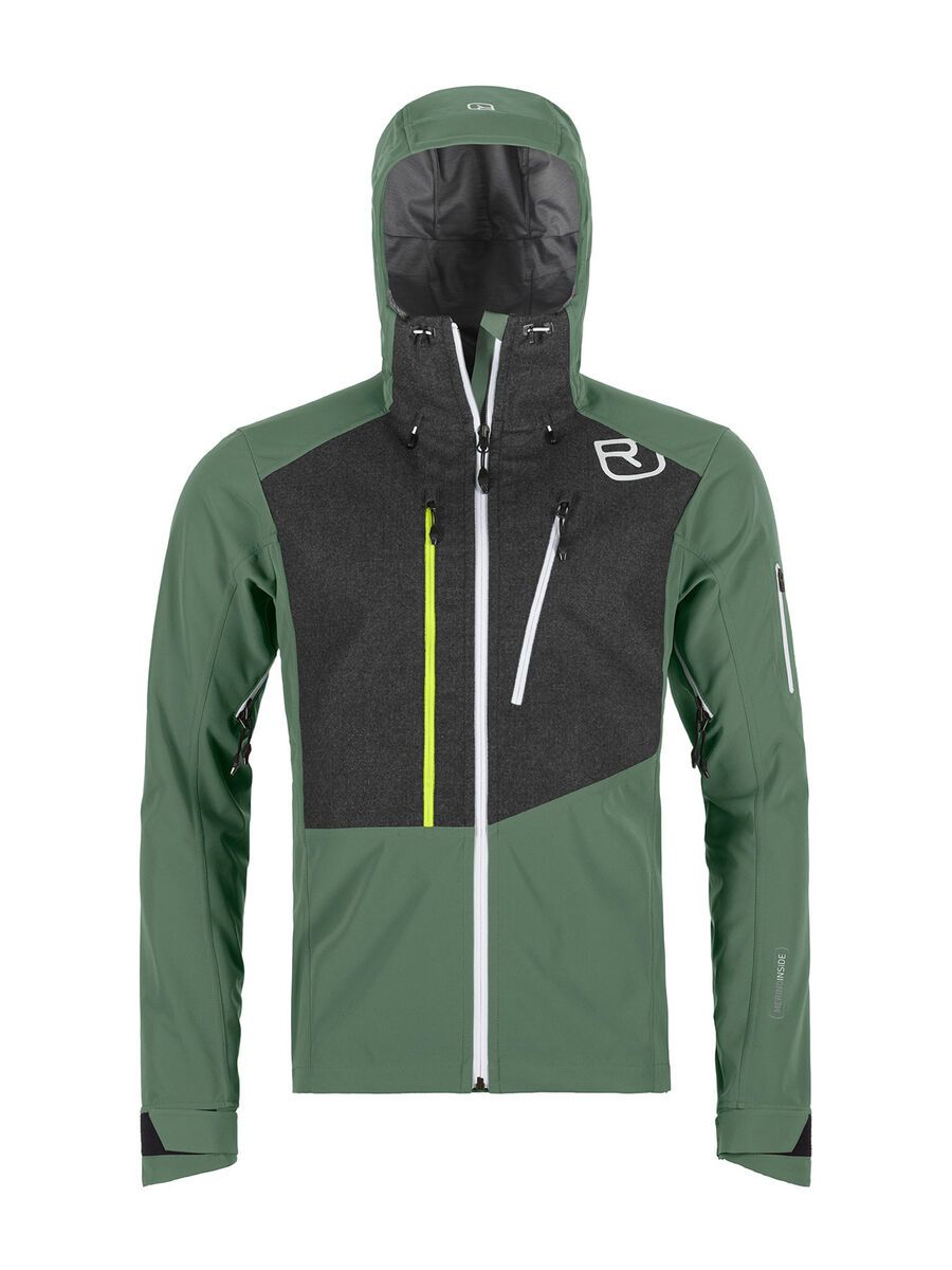 Ortovox Merino Naturtec Plus Pordoi Jacket M, green forest - Bild 1