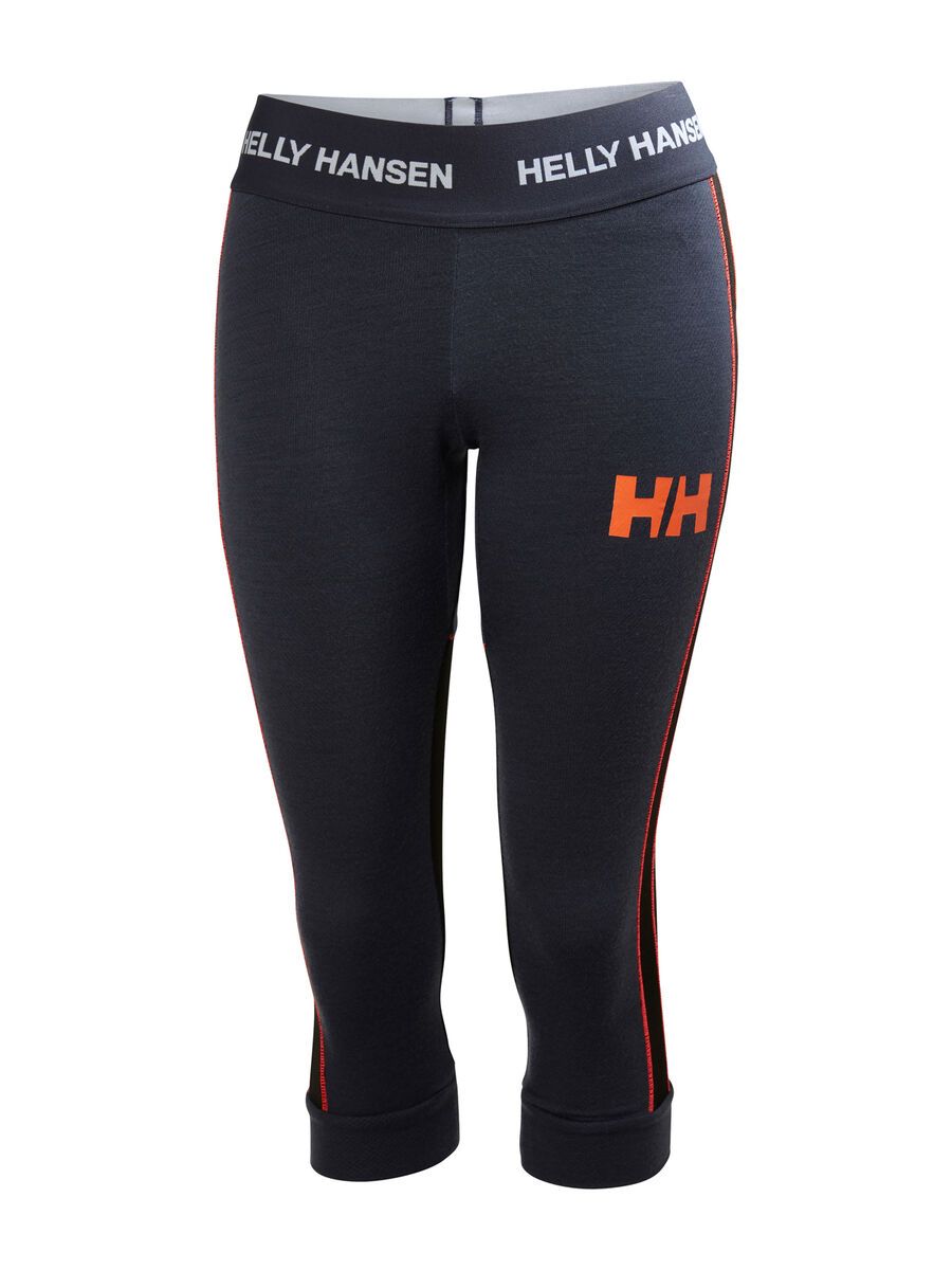 Helly Hansen W HH Lifa Merino Hybrid 3/4 Boot Top Pant, graphite blue - Bild 1