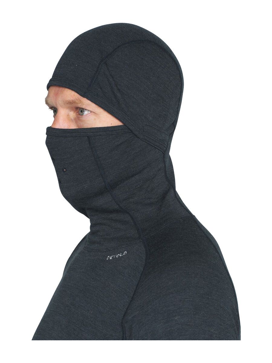 Devold Expedition Merino Silk Hoodie Man, ink - Bild 6