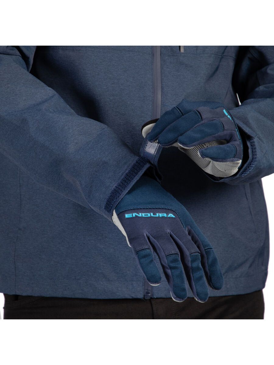 Endura Hummvee Wasserdichte Kapuzenjacke, ink blue - Bild 7