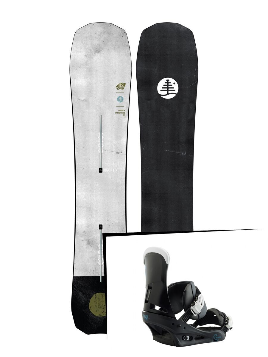 Set: Burton Family Tree Stun Gun 2019 + Burton Custom black/multi - Bild 1