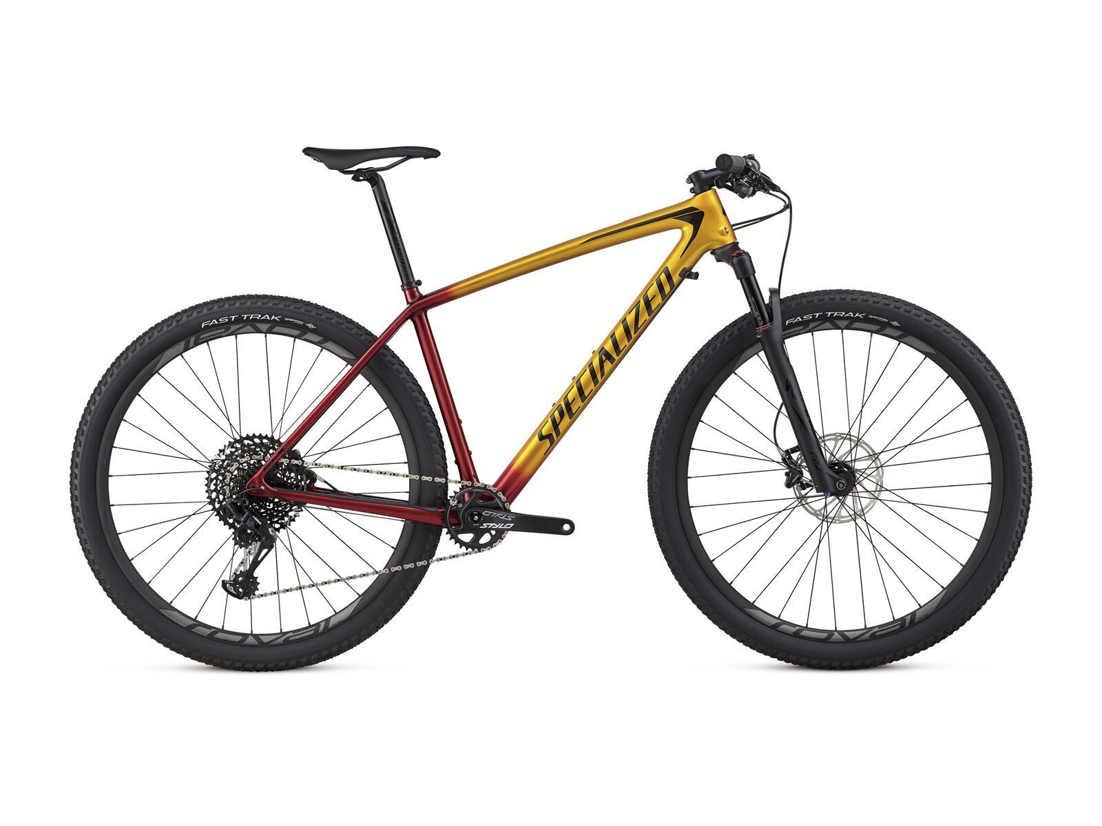 Specialized Epic HT Expert, gloss gold/candy red/cosmic black - Bild 1