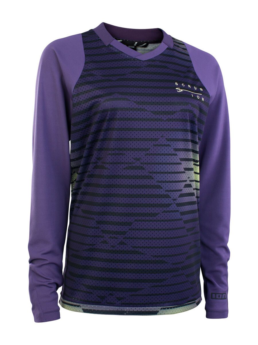 ION MTB Jersey Long Sleeve Scrub Women, dark-purple - Bild 1
