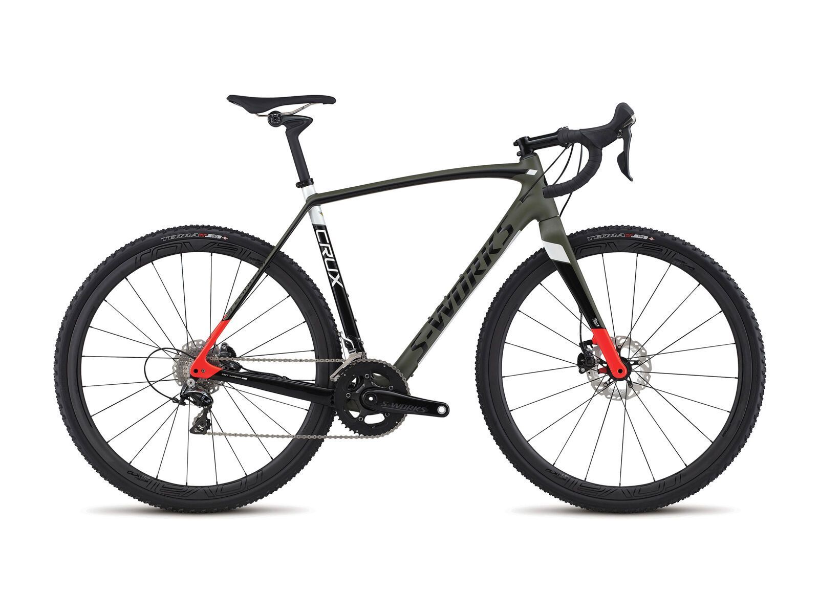 Specialized S-Works CruX, satin oak/gloss tarmac black/rocket red - Bild 1