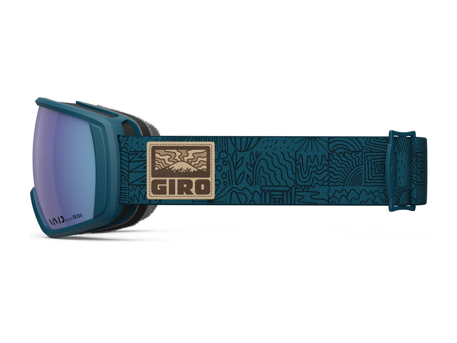 Giro Balance Vivid Royal, harbor blue adventure grid - Bild 3