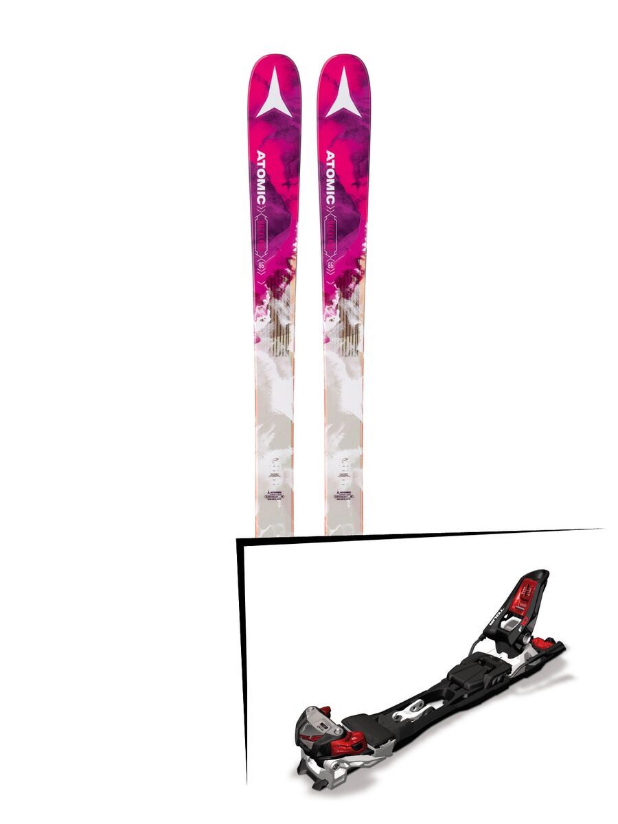 Set: Atomic Backland 85 W 2018 + Marker F10 Tour black/white/red - Bild 1