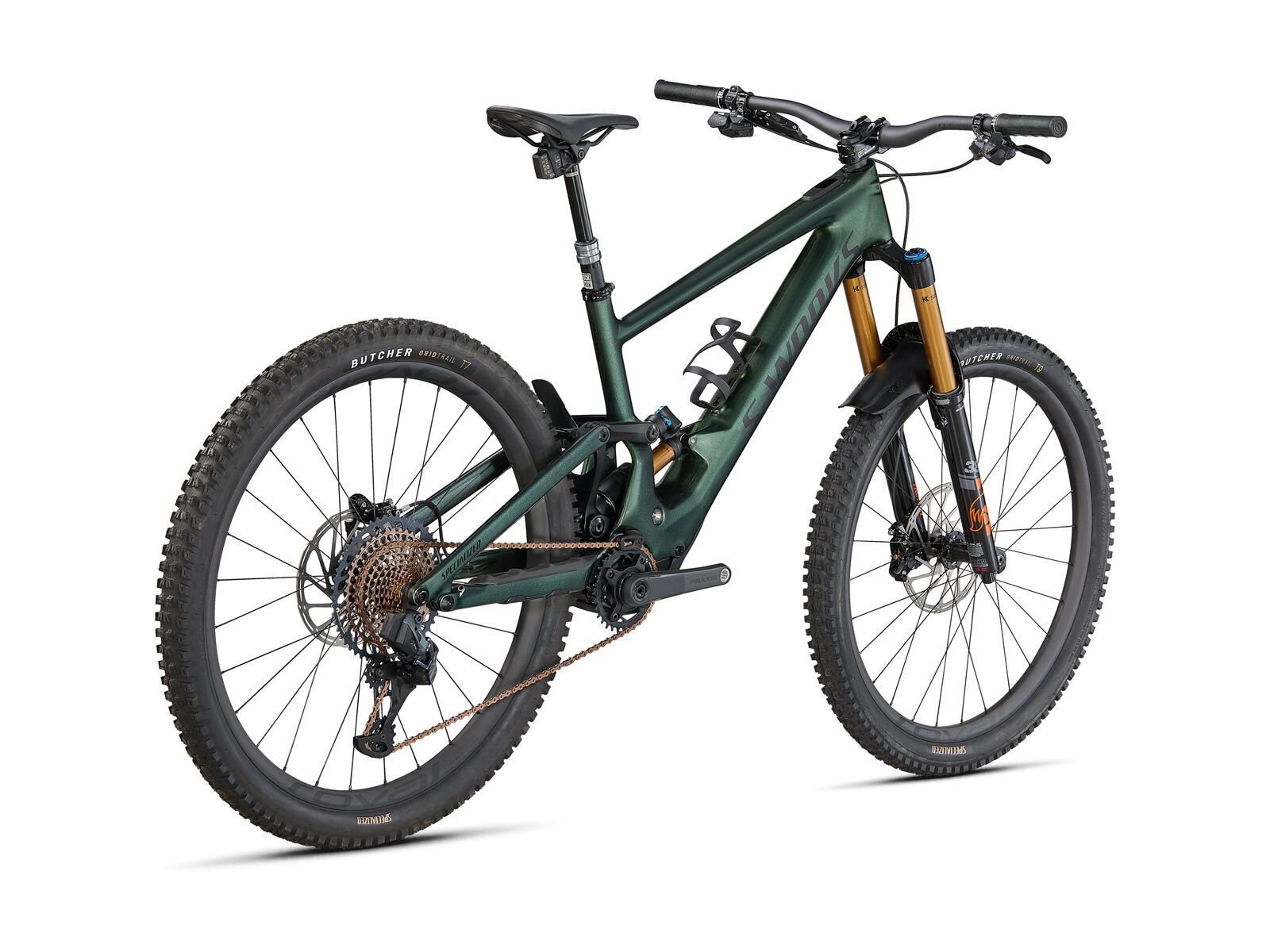 Specialized S-Works Turbo Kenevo SL, oak green metallic/black - Bild 3