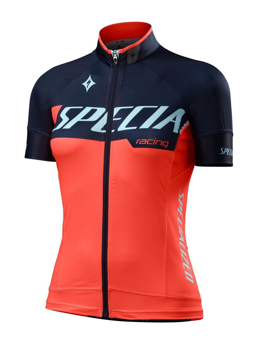 Specialized Women's SL Pro Jersey SS, neon coral/navy team - Bild 1