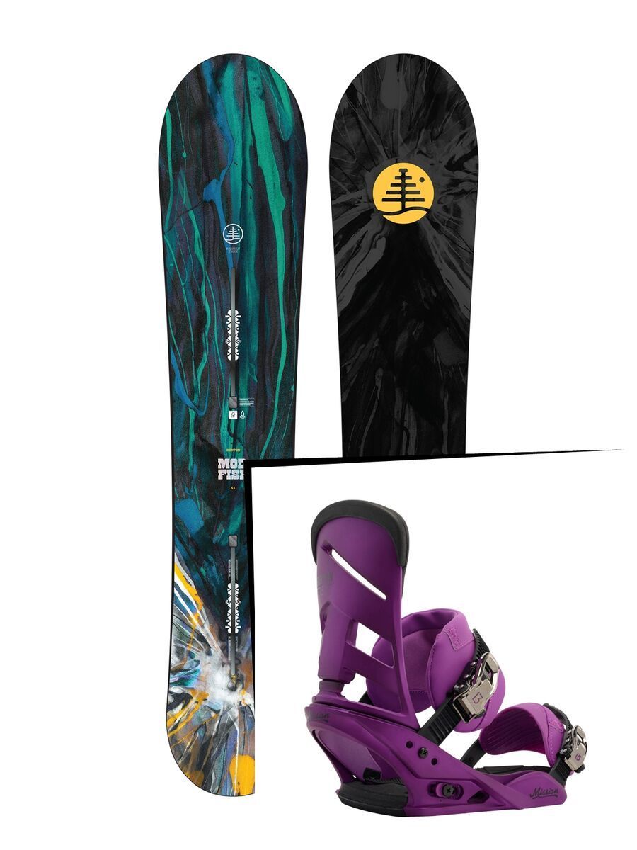 Set: Burton Mod Fish 2016 +  Mission (1191287S) - Bild 1