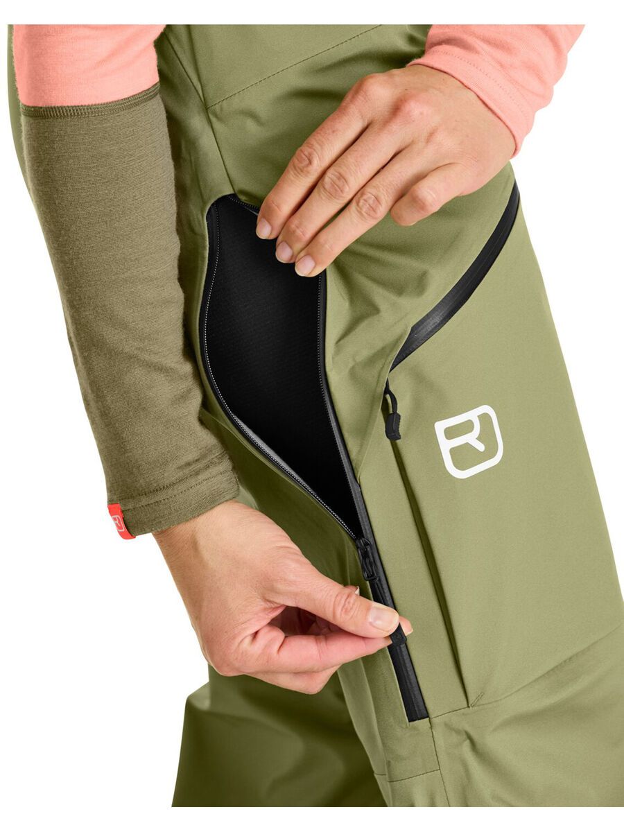 Ortovox 3L Deep Shell Pants W, arctic grey - Bild 4