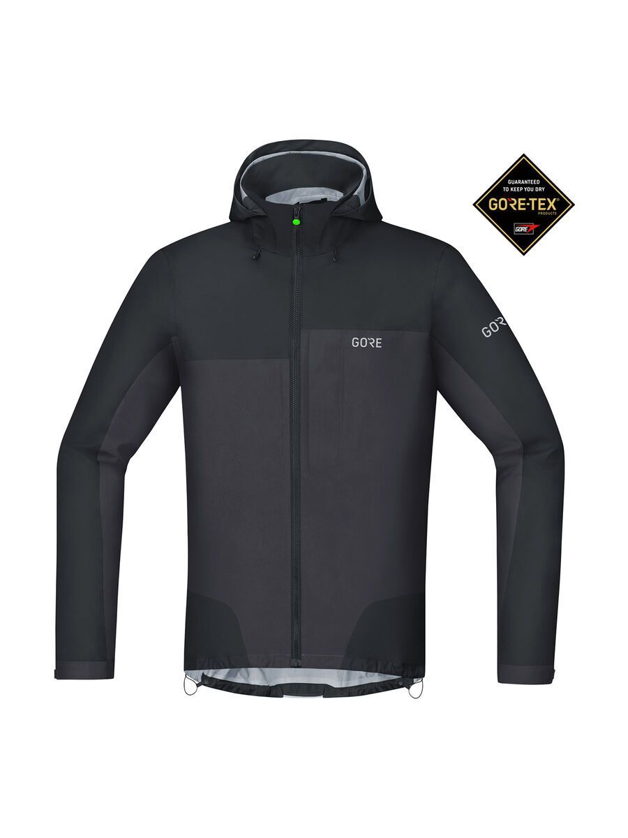GOREWEAR C5 Gore-Tex Active Trail Kapuzenjacke, black/terra grey - Bild 2