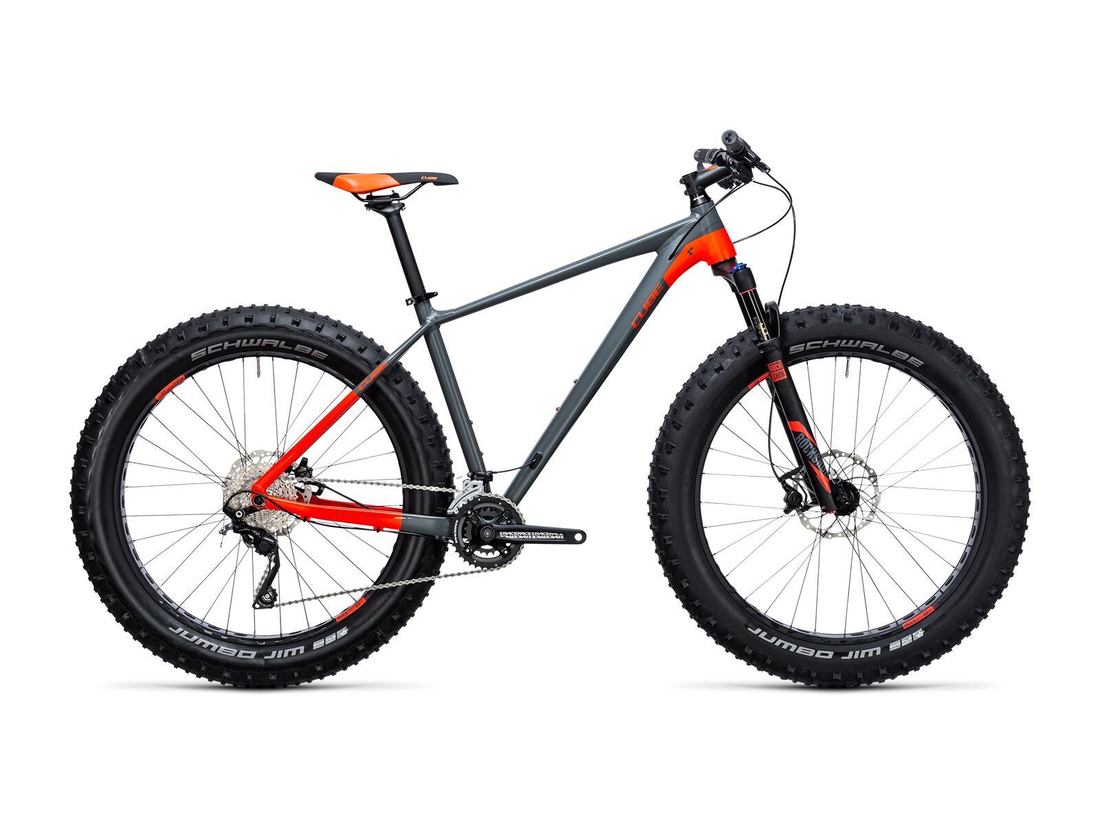 Cube Nutrail, grey´n´flashred - Bild 1