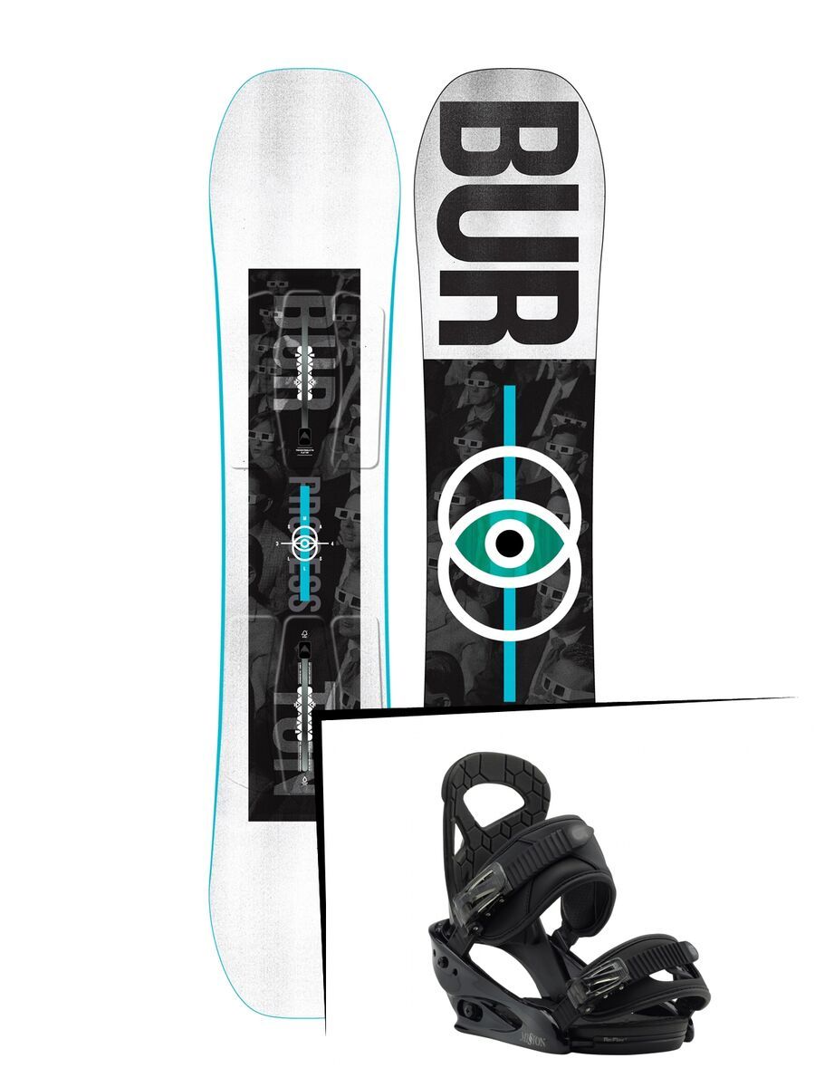Set: Burton Process Smalls 2019 + Burton Mission Smalls black - Bild 1