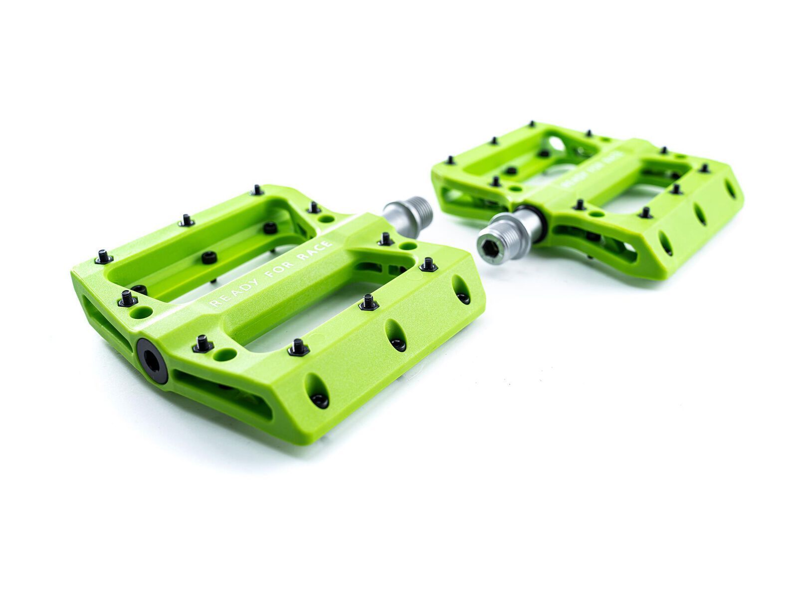 Cube RFR Pedale Flat HPP, green - Bild 2