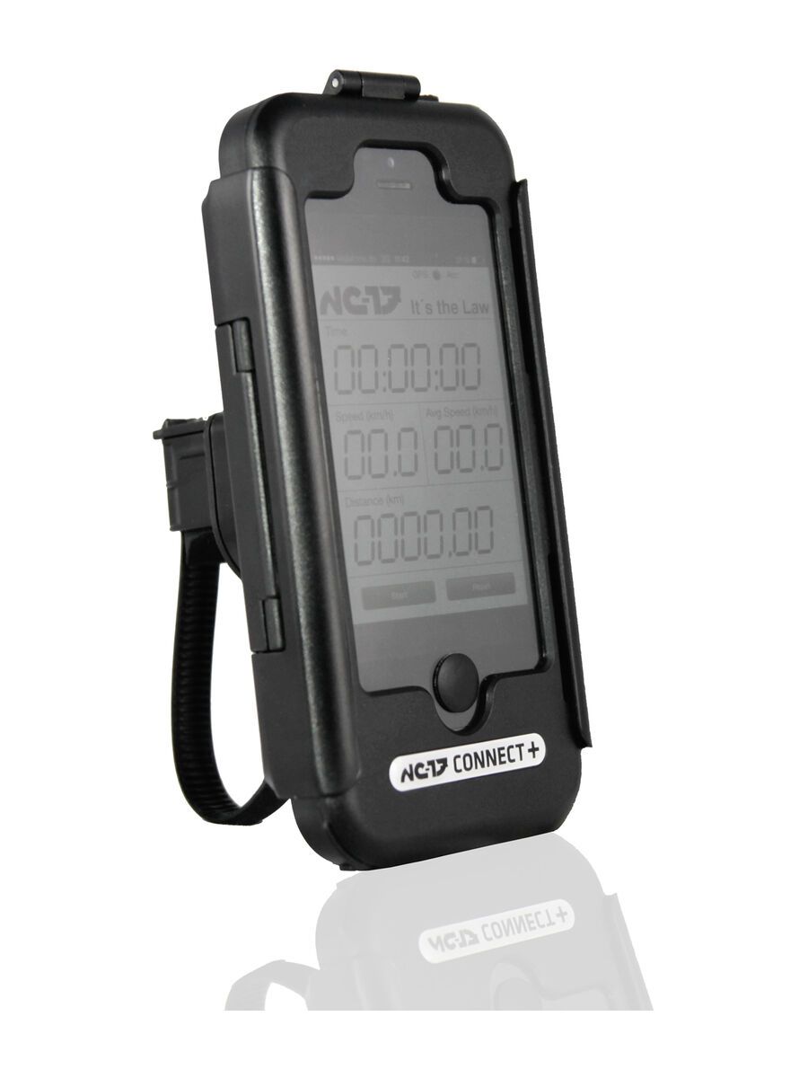 NC-17 Connect+ Iphone 5/5S Bike Case + Halterung und USB Ladekabel, black - Bild 5