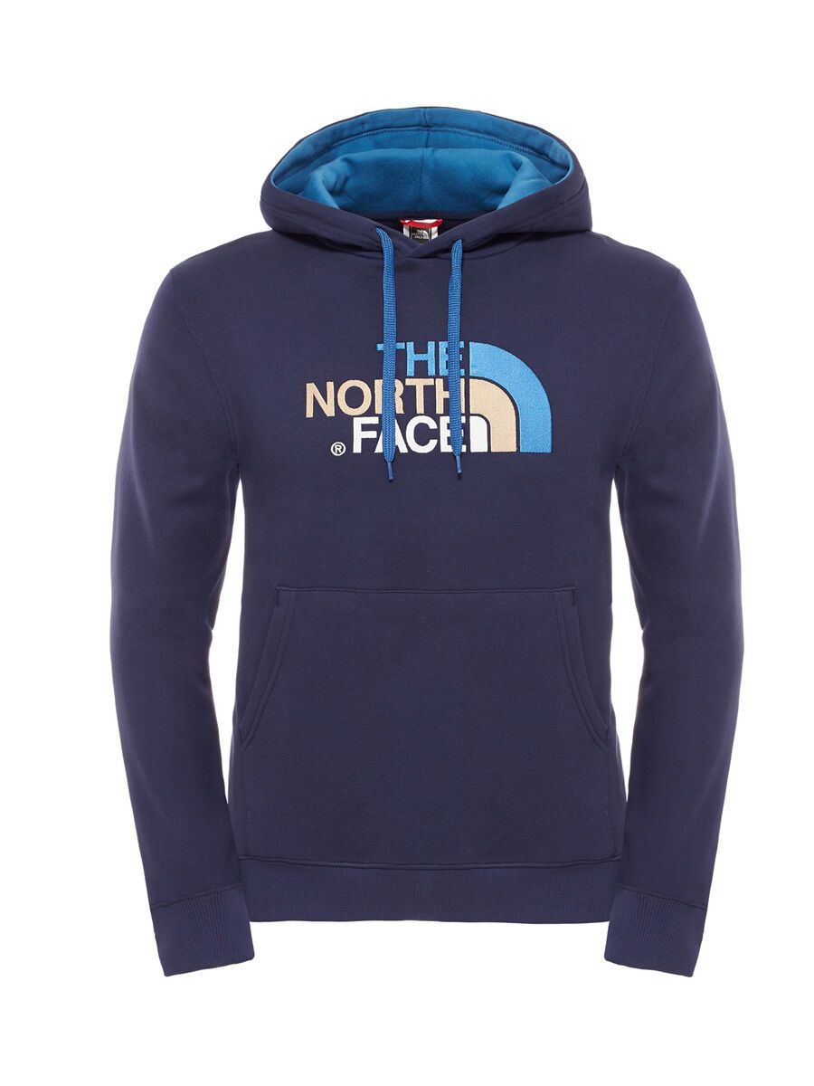 The North Face Mens Drew Peak Pullover Hoodie, cosmic blue/brick house red - Bild 1