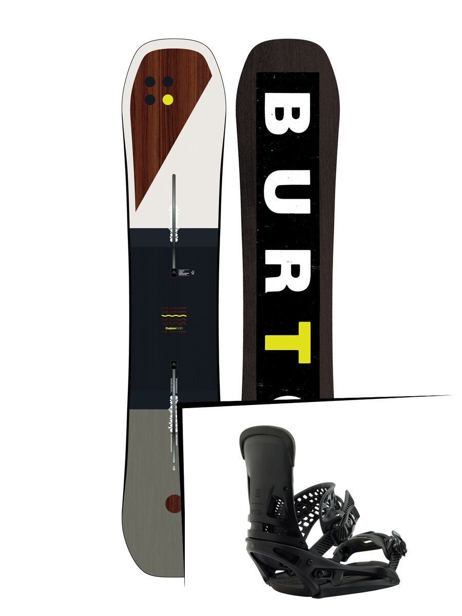 Set: Burton Custom Flying V 2019 +  Malavita EST (2218366S) - Bild 1