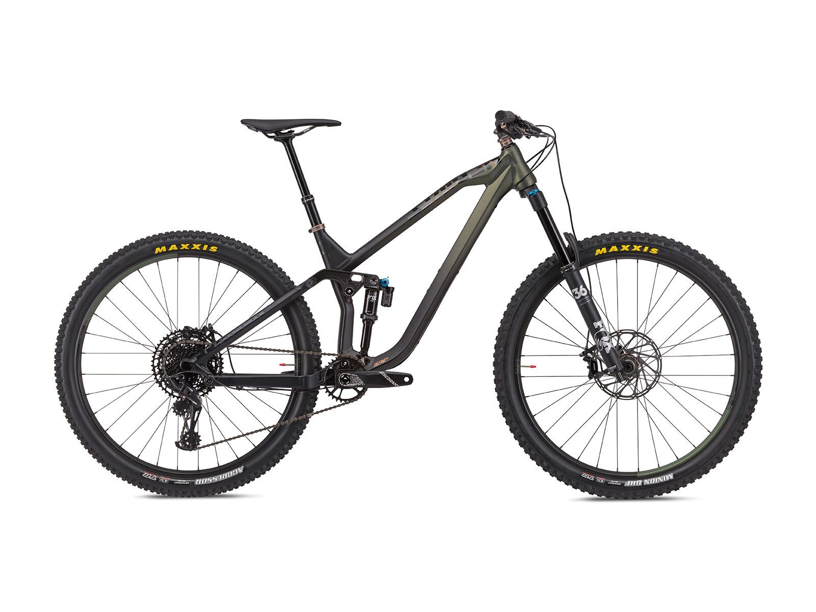 NS Bikes Define AL 150, black/green - Bild 1