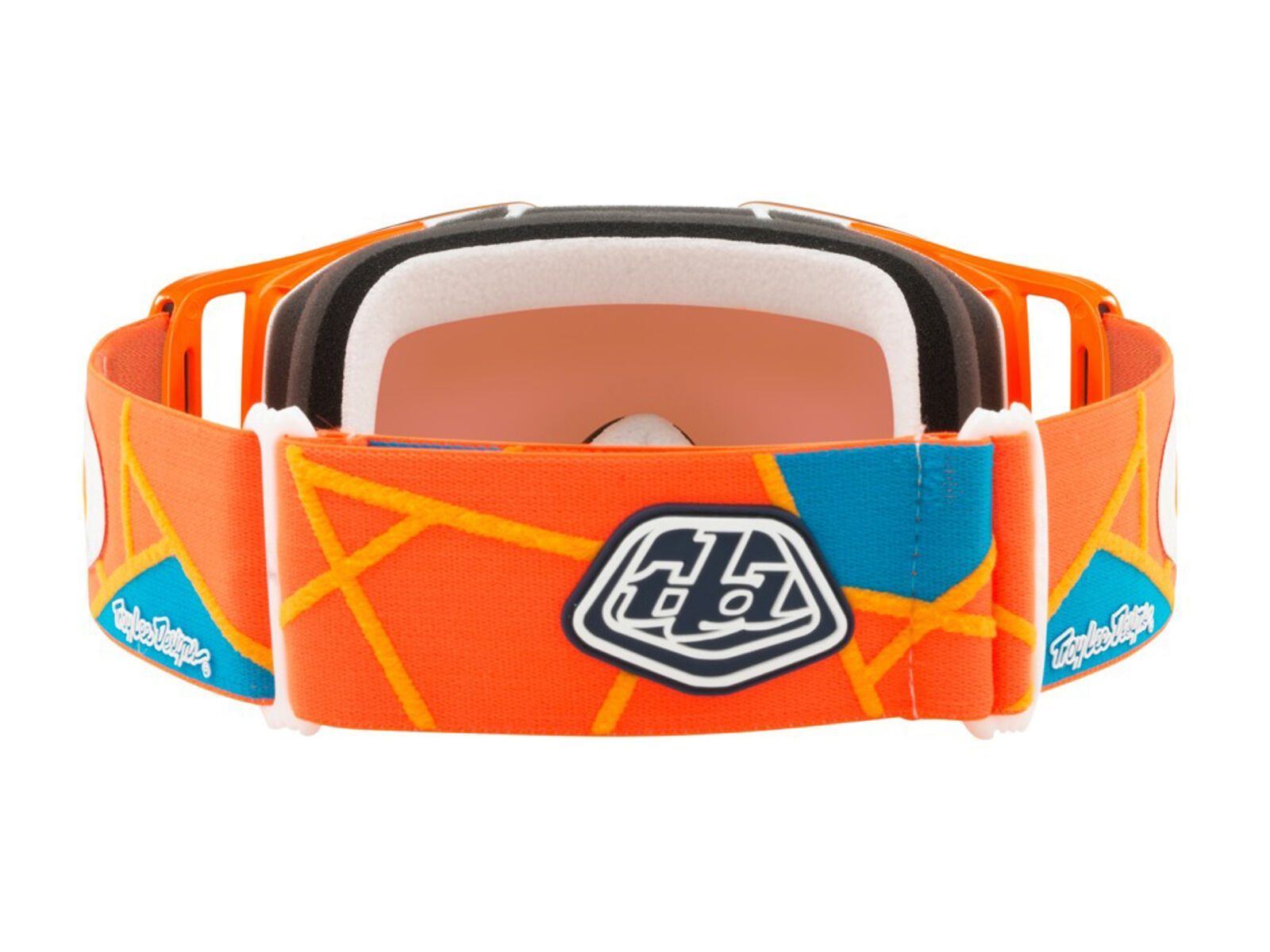 Oakley Front Line MX Troy Lee Designs Series Prizm, metric red orange/Lens: prizm mx sapphire iridium - Bild 3