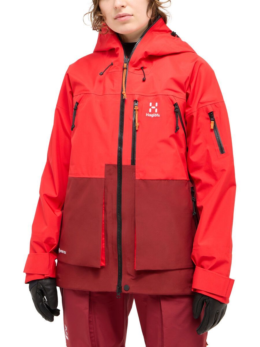 Haglöfs Vassi GTX Jacket Women, bright red/carmine red - Bild 3