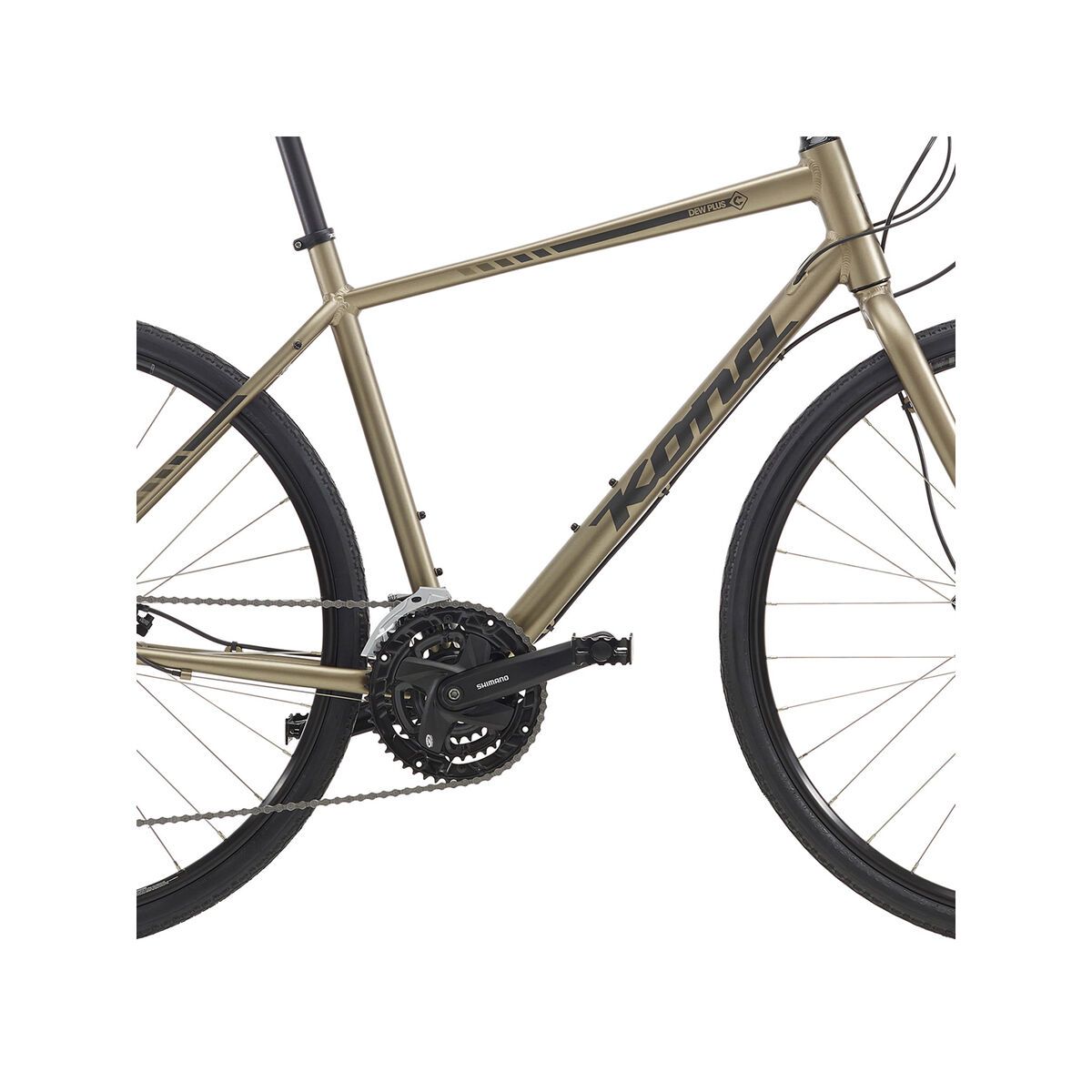 Kona Dew Plus, matt taupe w/ charcoal decals - Bild 3