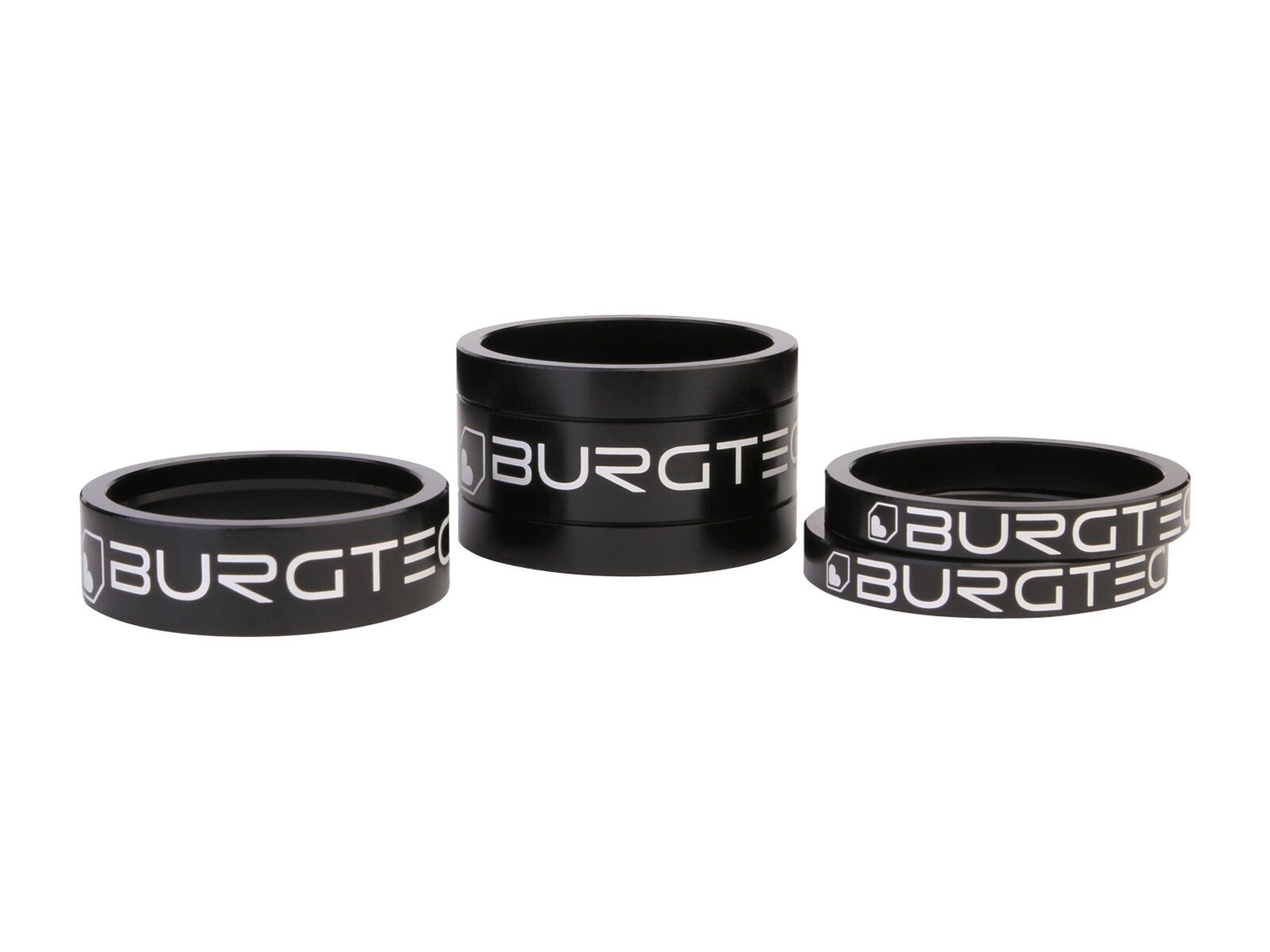 Burgtec Stem Spacers, burgtec black - Bild 1
