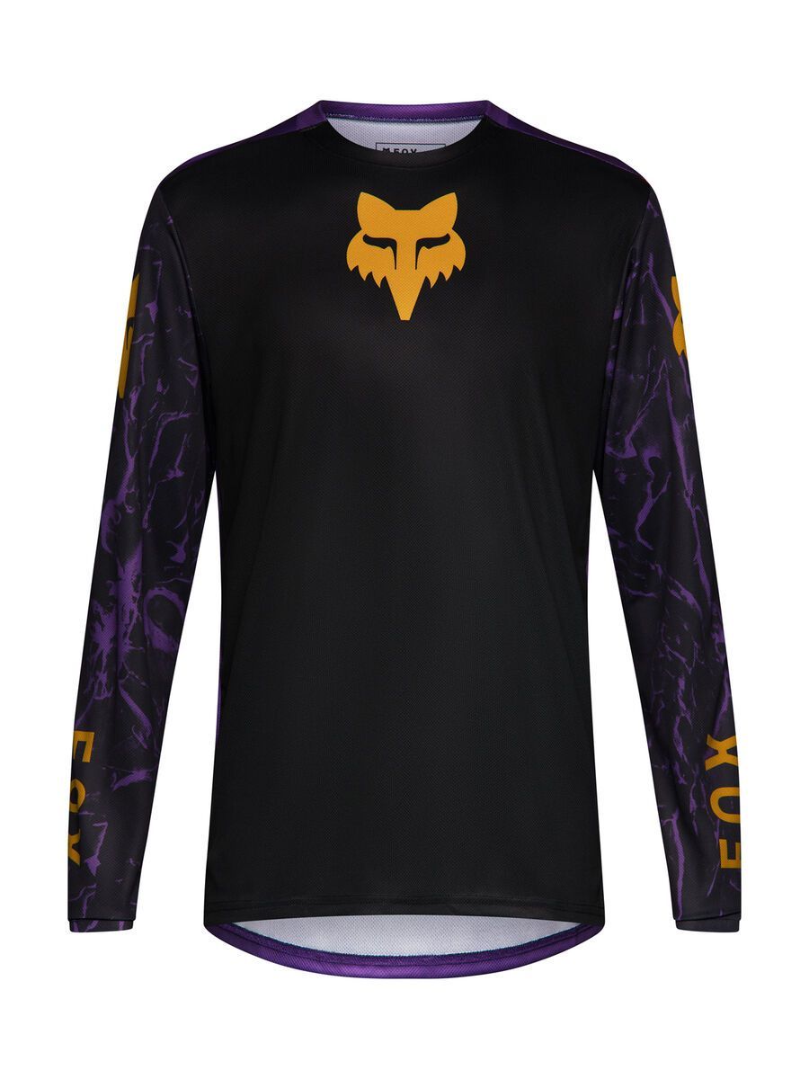 Fox Youth Defend Long Sleeve Jersey Image Print, plum - Bild 1