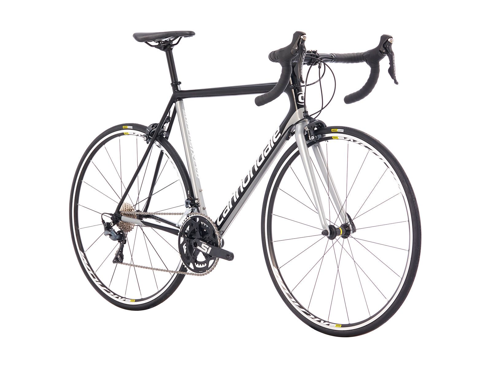 Cannondale SuperSix Evo Ultegra, jet black w/ ash gray and cashmere - gloss (BLK) - Bild 2