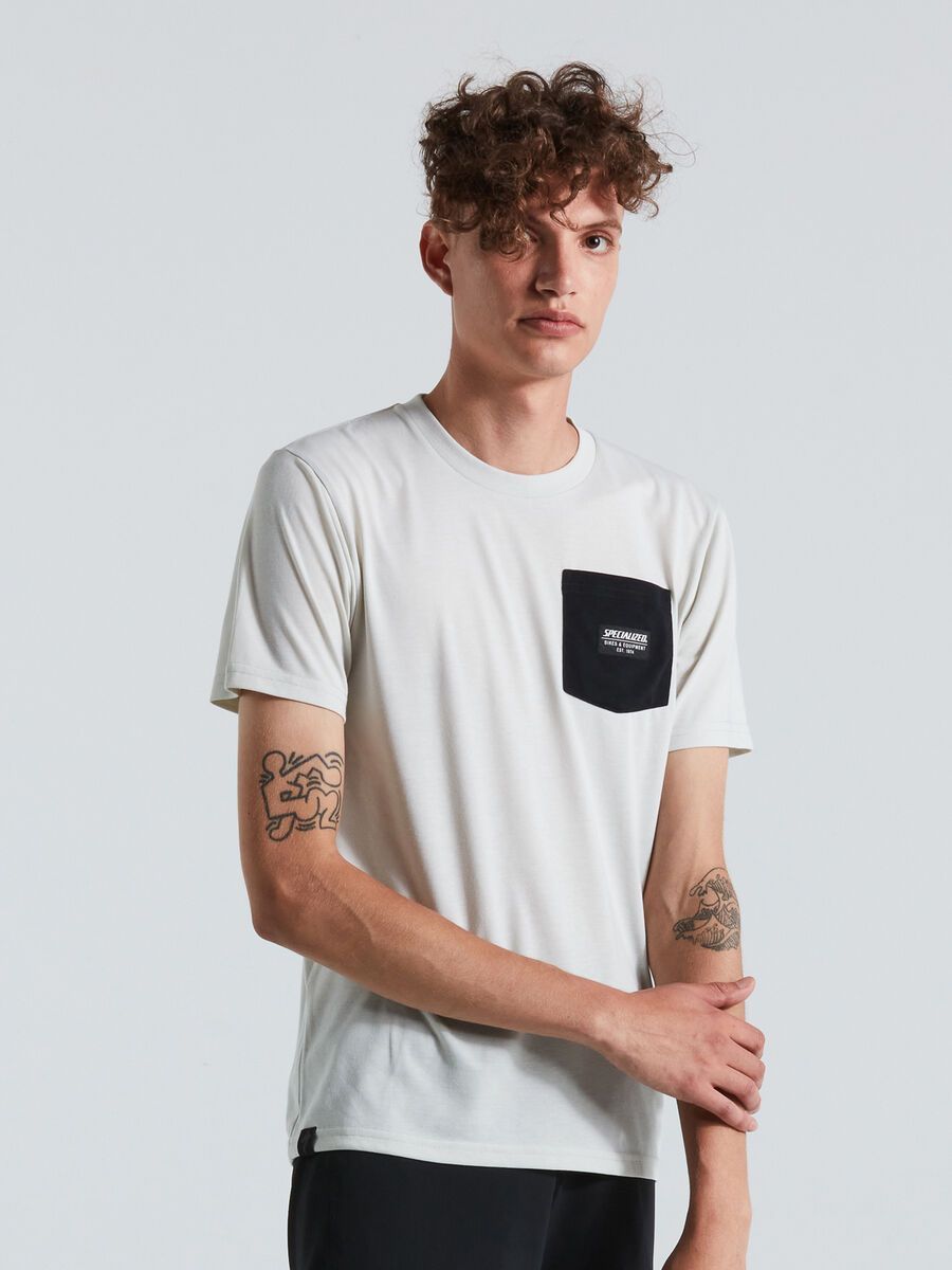 Specialized Men's Short Sleeve Pocket T-Shirt, dove grey - Bild 2