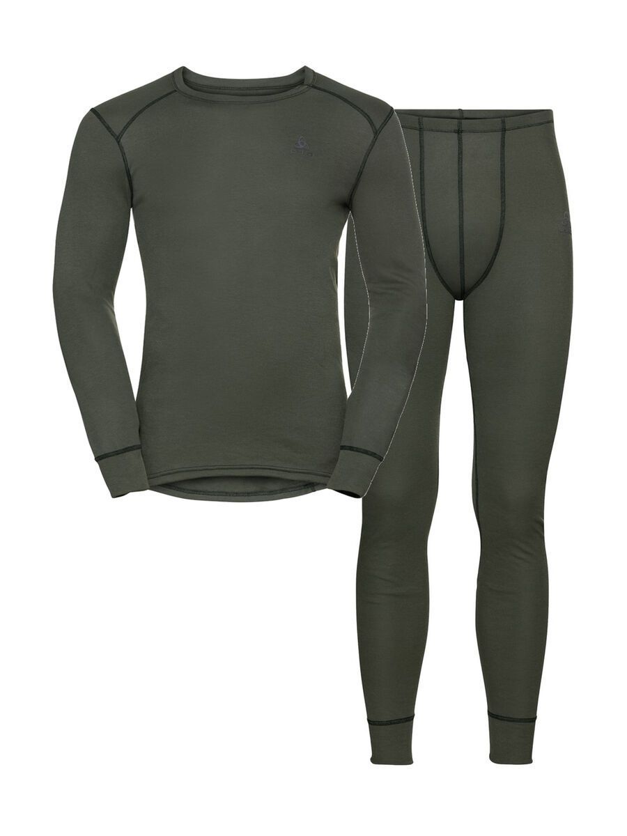 Odlo Men's Active Warm Eco Baselayer Set, climbing ivy - Bild 1