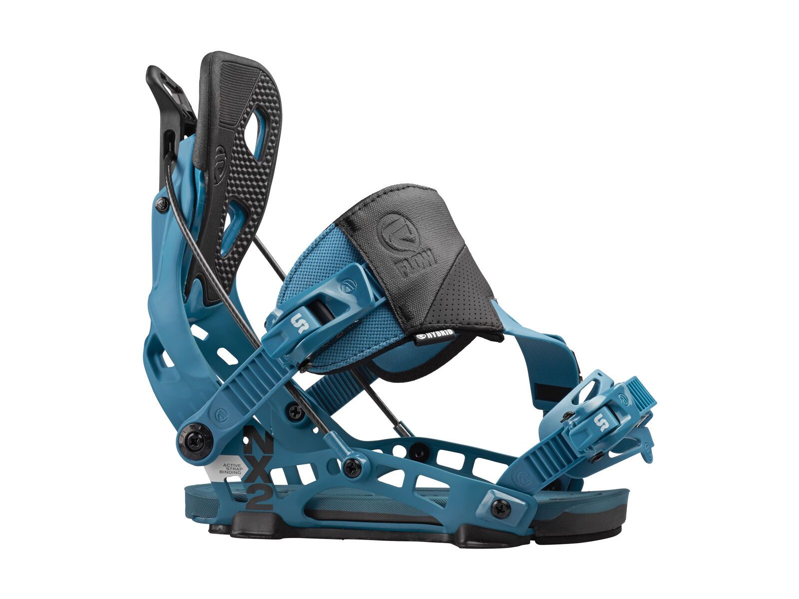 Set: Burton Fish Small 2015 + Flow NX2 Hybrid 2016, blue - Snowboardset - Bild 3