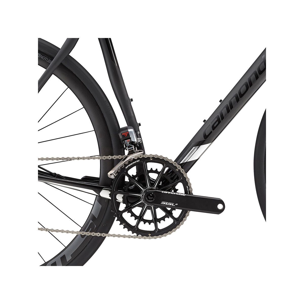 Cannondale Synapse Hi-Mod Disc Black Inc., satin black w/ gloss black and polished chrome accents - Bild 4