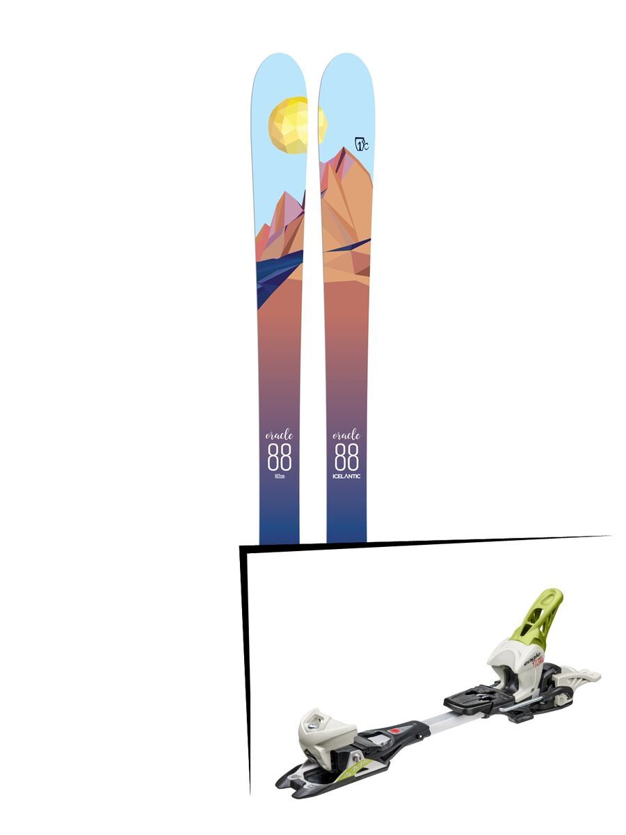 Set: Icelantic Oracle 88 2018 + Fritschi Diamir Eagle 12 lemongrass - Bild 1