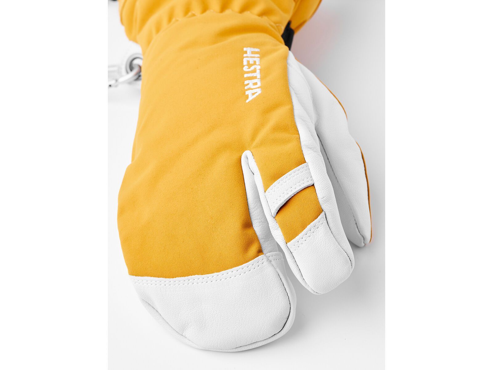 Hestra Army Leather Heli Ski 3 Finger, mustard - Bild 3