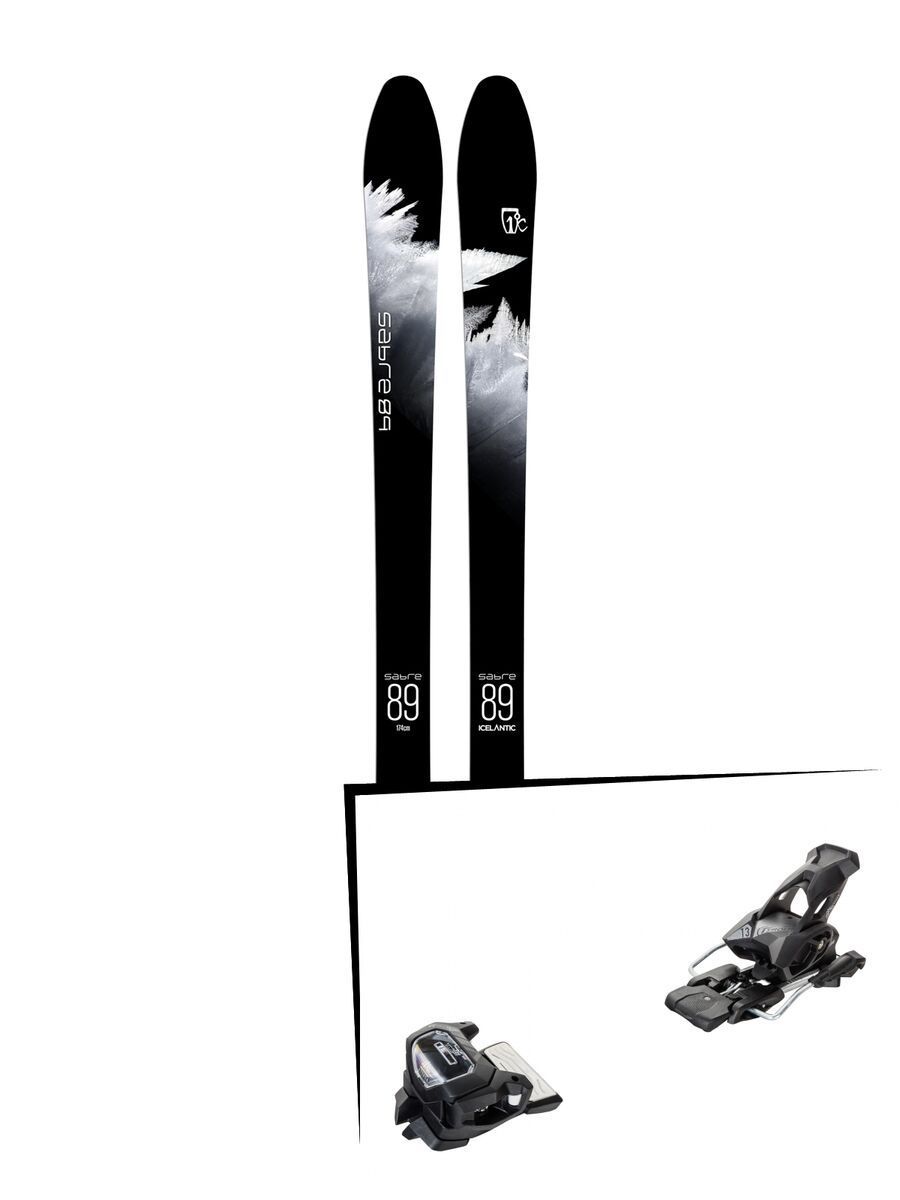 Set: Icelantic Sabre 89 2018 + Tyrolia Attack² 13 GW solid black - Bild 1