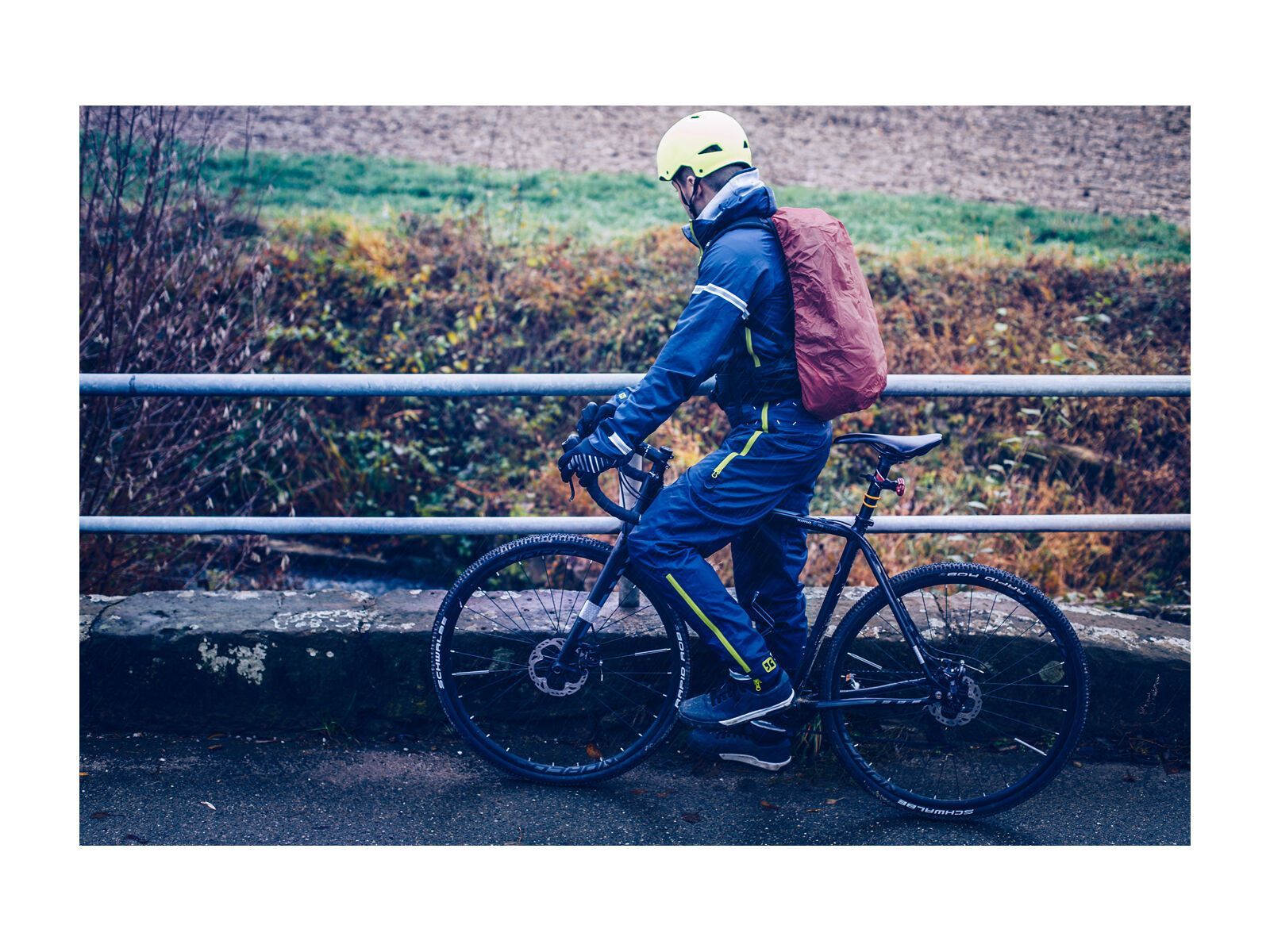 dirtlej CommuteSuit Road Edition, navyblau/lime - Bild 6