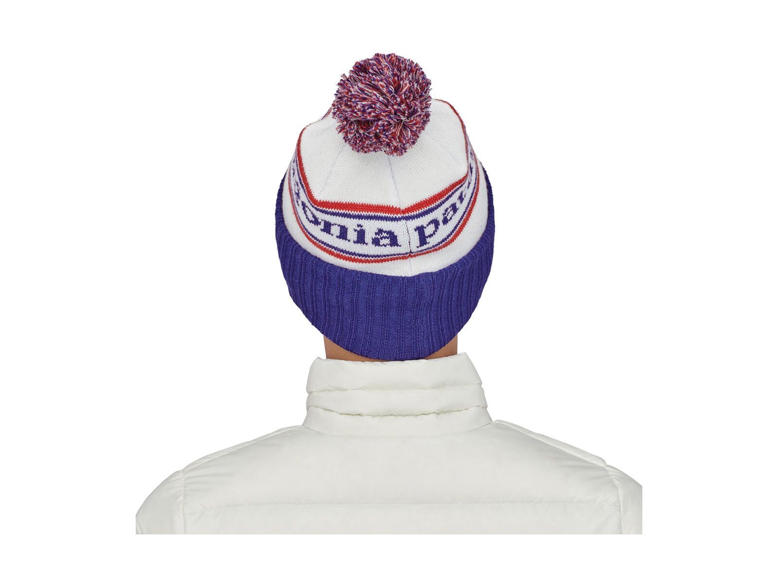 Patagonia Powder Town Beanie, park stripe: viking blue - Bild 3