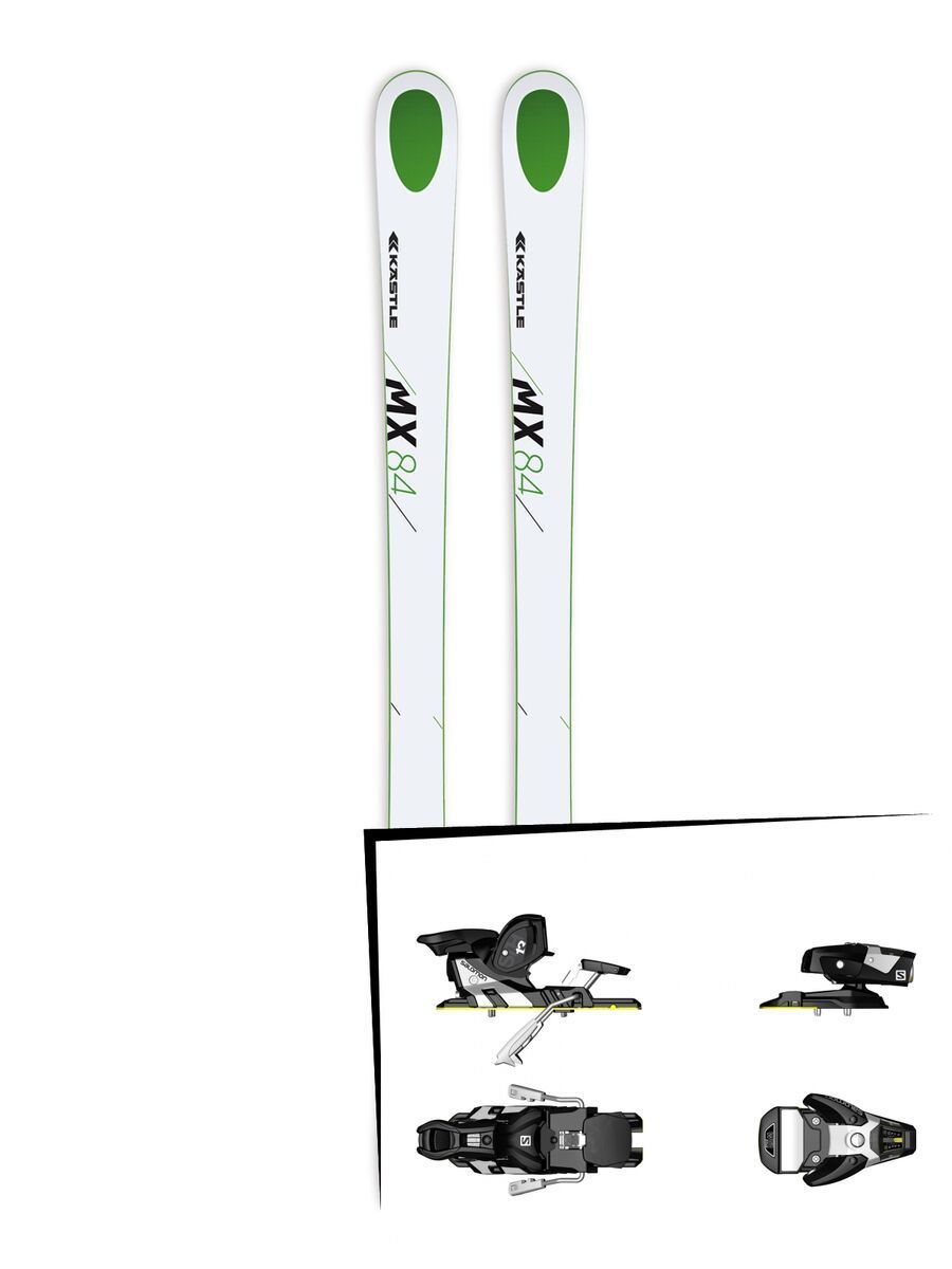 Set: Kästle MX84 2018 + Salomon STH2 WTR 13 black/white - Bild 1