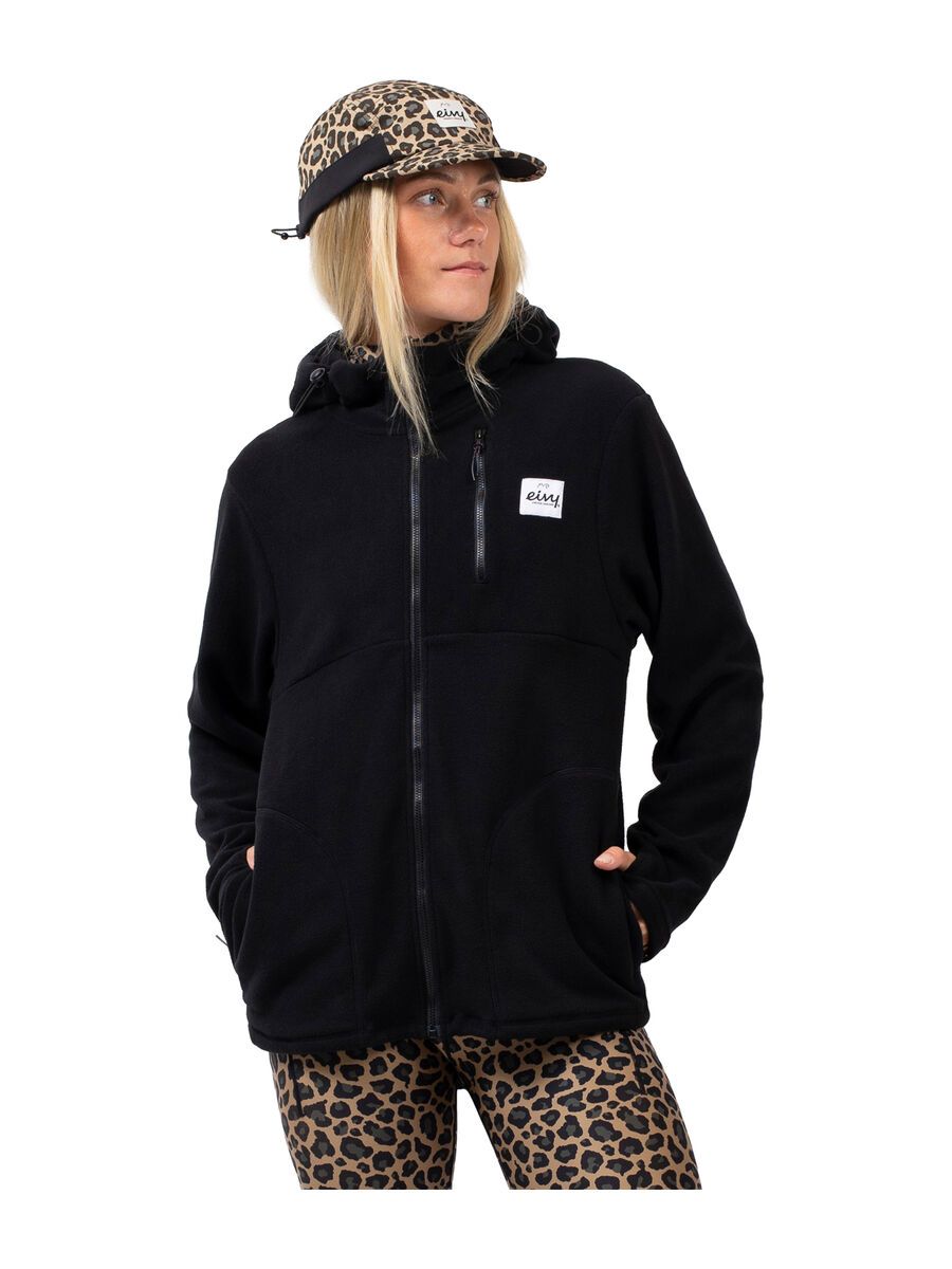 Eivy Techlight Ziphood Fleece, black - Bild 3