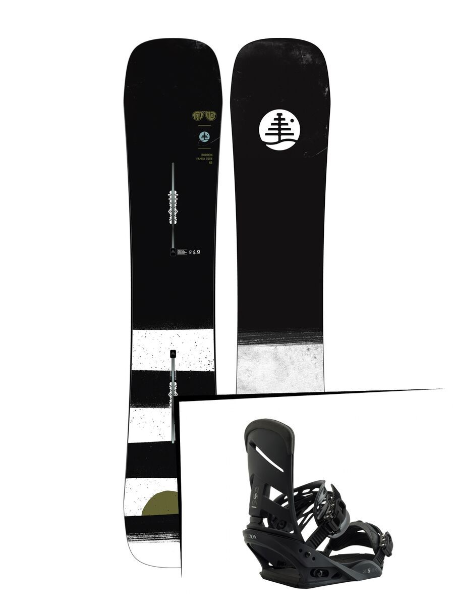 Set: Burton Family Tree Trick Pilot 2019 + Burton Mission blackish - Bild 1