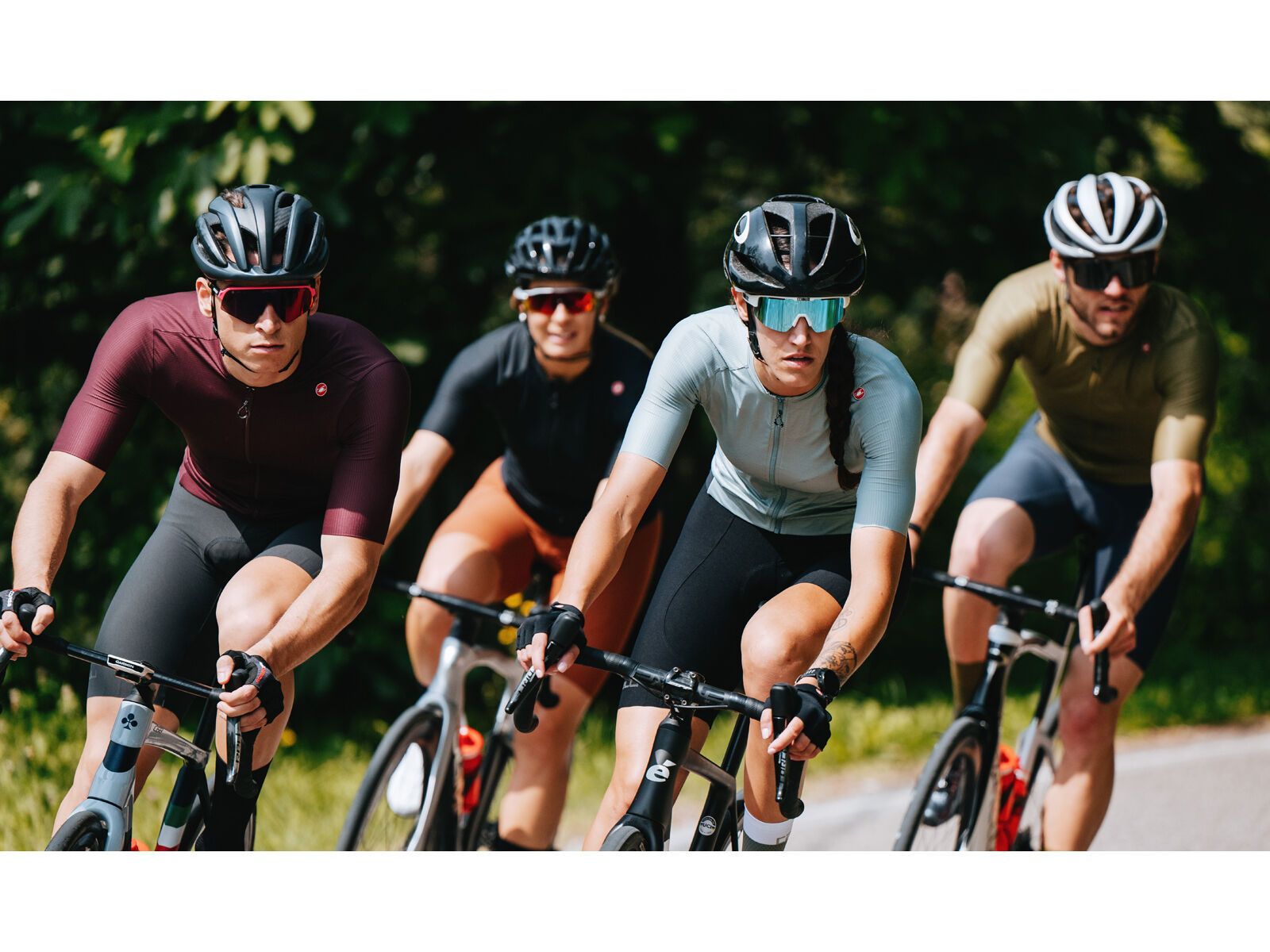 Castelli Espresso Jersey, deep bordeaux/silver moon - Bild 15