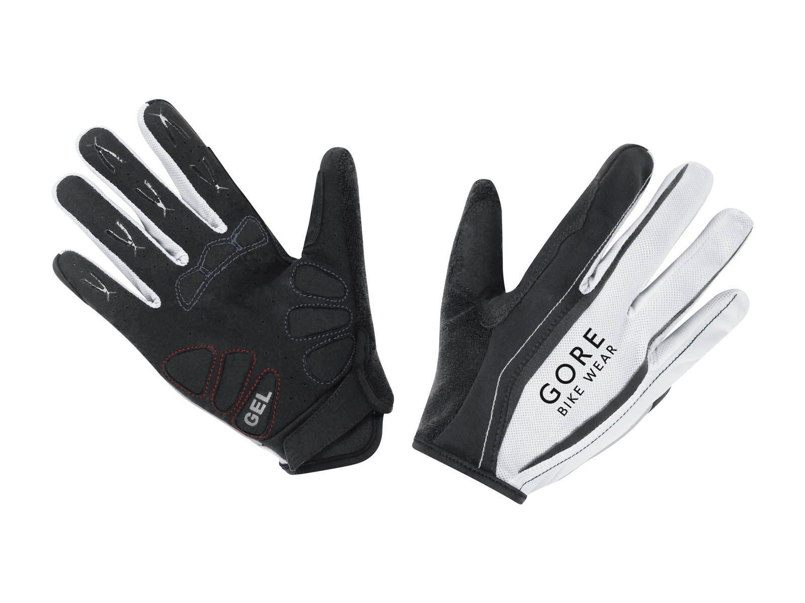 Gore Bike Wear Power Long Gloves, black/white - Bild 1
