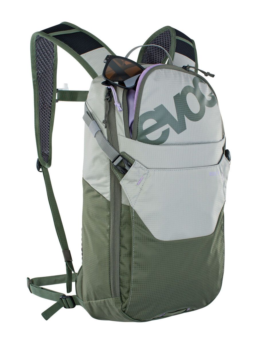 Evoc Ride 8 + Hydration Bladder 2, stone/dark olive - Bild 4