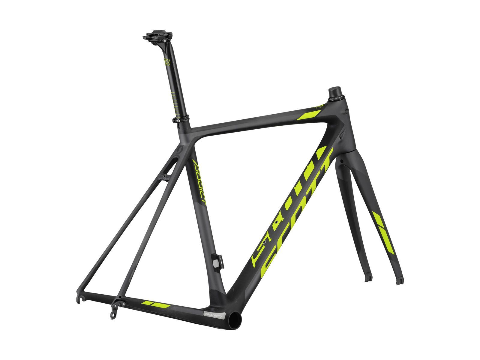 Scott Addict 10 Rahmenset, black/anthracite/yellow - Bild 1