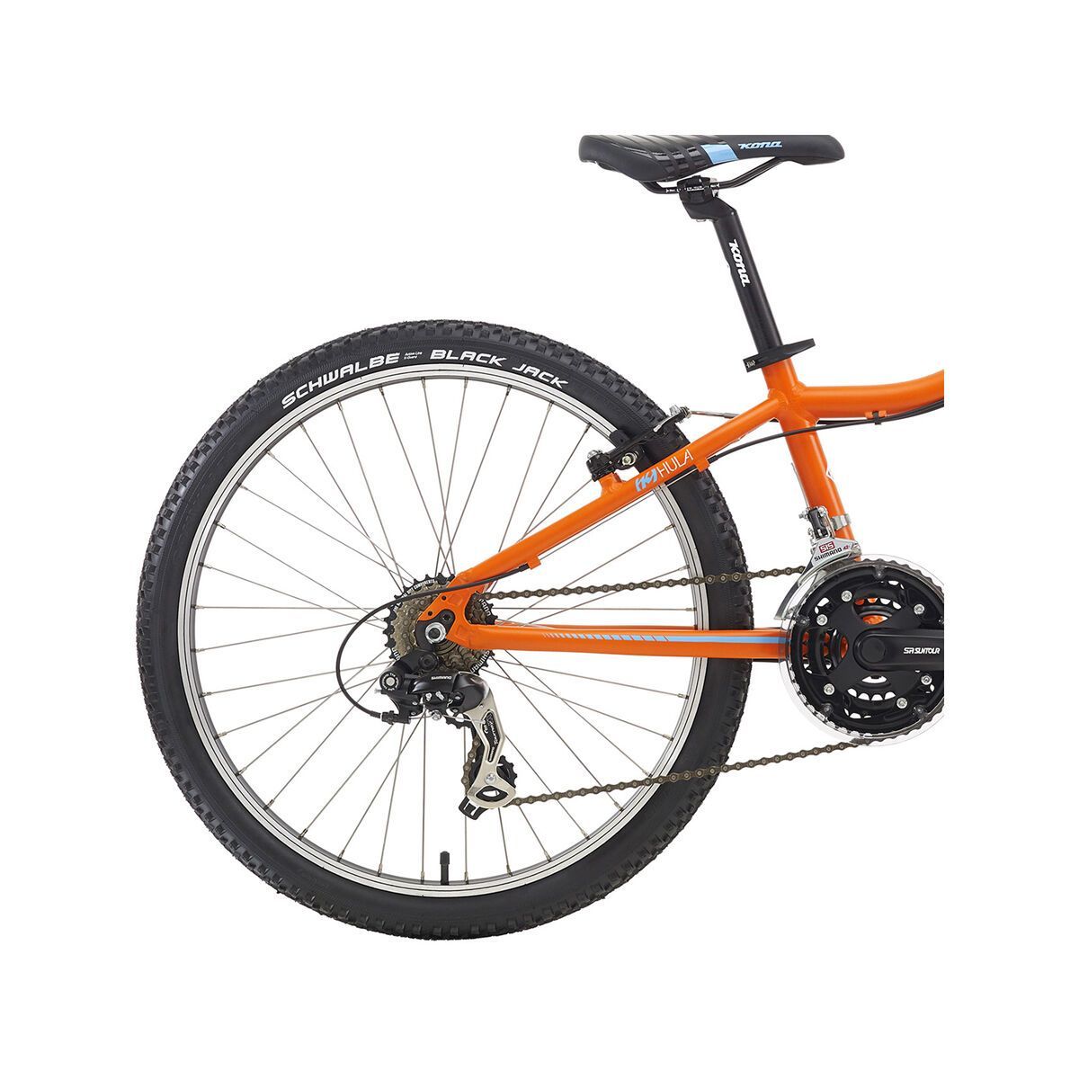 Kona Hula, matt orange w/ white & cyan decals - Bild 4