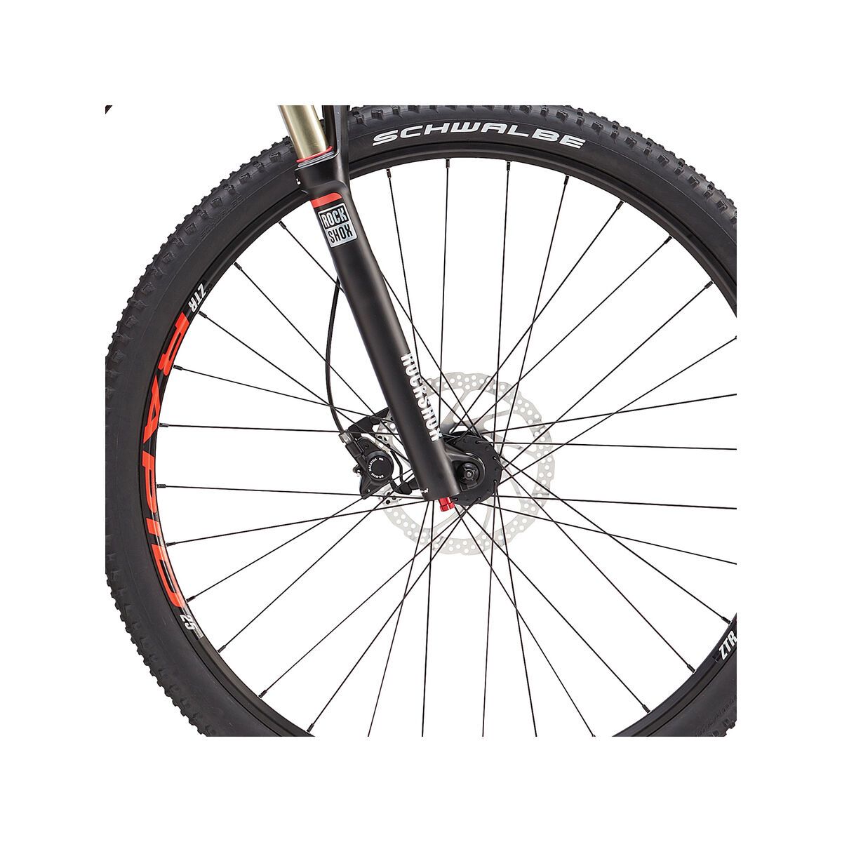 Cannondale F-SI 3 29, jet black w/ fine silver and acid red, matte - Bild 2