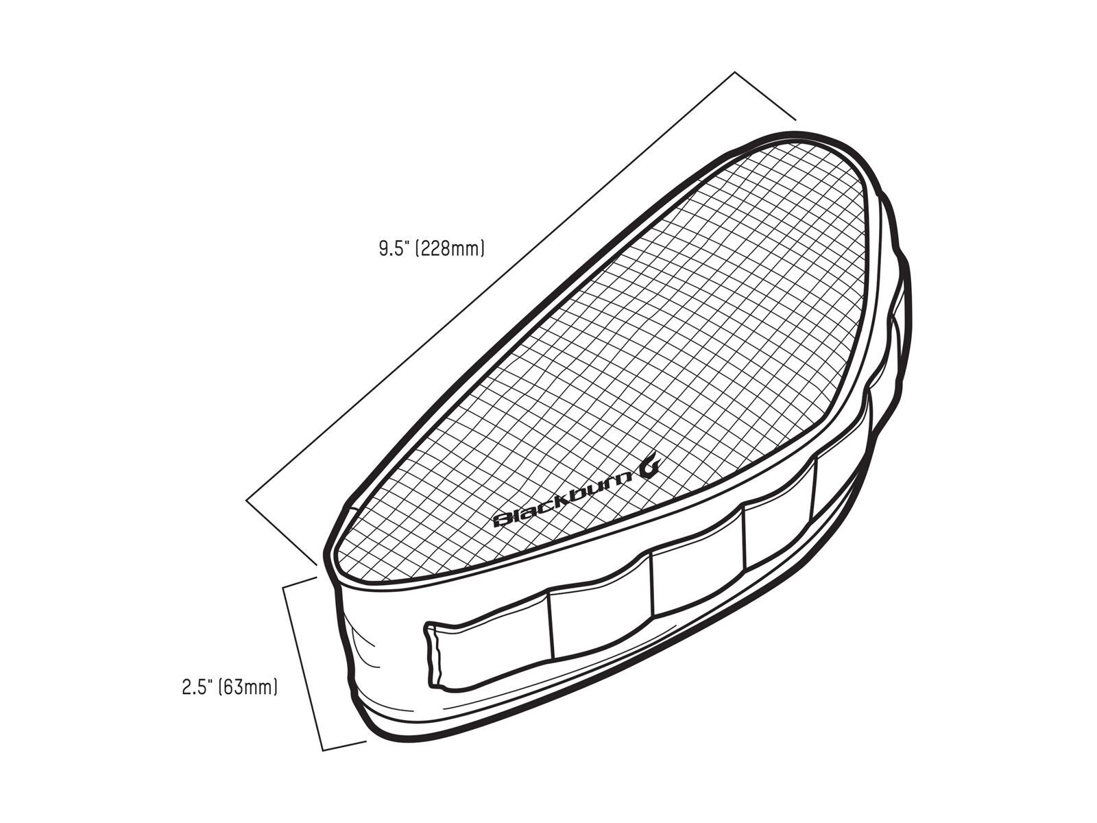 Blackburn Outpost Corner Bag, black - Bild 5