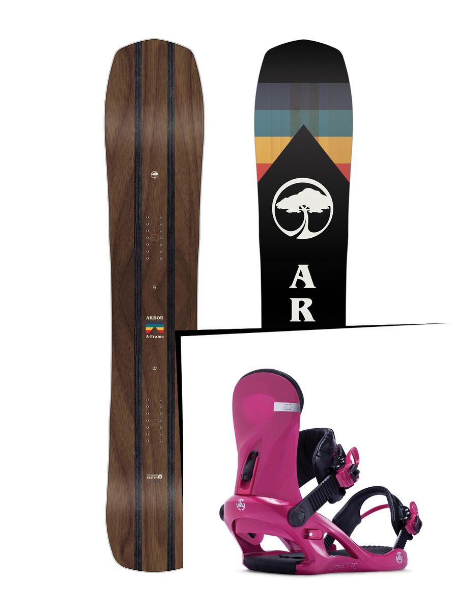 Set: Arbor A-Frame 2019 + K2 Cassette pink - Bild 1