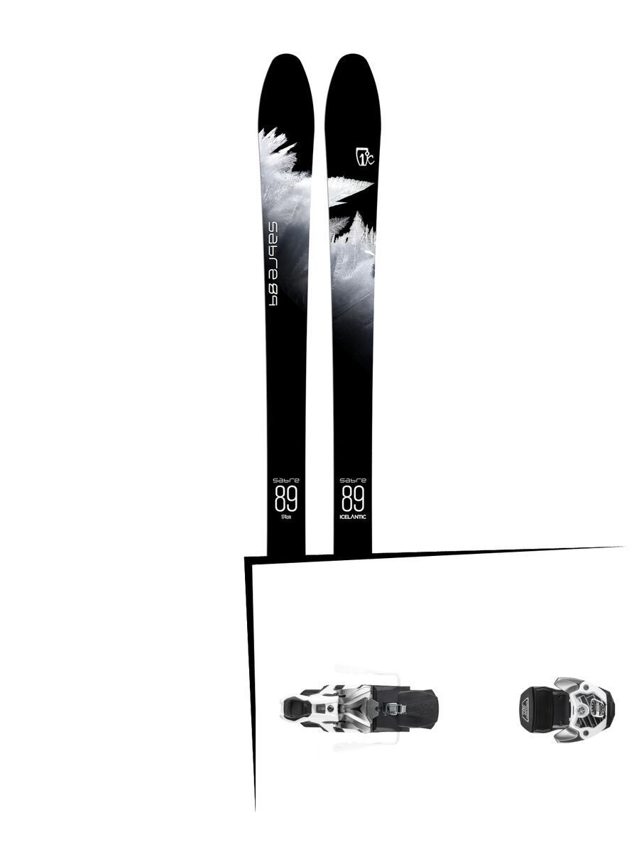Set: Icelantic Sabre 89 2018 + Atomic Warden MNC 13 gun metal/white - Bild 1
