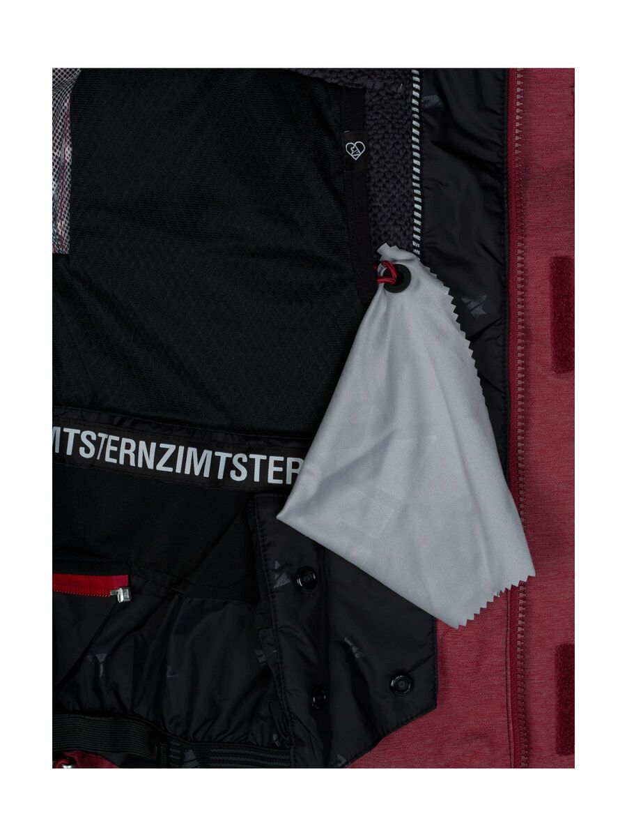 Zimtstern Snowy Mash Snow Jacket, wine - Bild 4